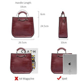 <bold>Tote  / Crossbody Bag  <br>Vegan-Leather Handbag  - strapsandbrass.com