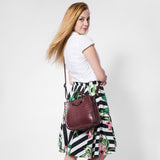 <bold>Tote  / Crossbody Bag  <br>Vegan-Leather Handbag  - strapsandbrass.com