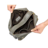 <bold>Messenger  / Tote Bag  <br>Vegan-Leather Handbag  - strapsandbrass.com