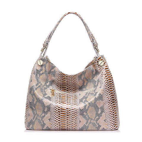 <bold>Hobo / Tote Bag  <br>Genuine-Leather Handbag  - strapsandbrass.com