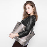 <bold>Tote / Crossbody Bag  <br>Genuine-Leather Handbag  - strapsandbrass.com