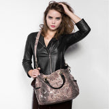 <bold>Tote / Shoulder Bag <br>Genuine-Leather Handbag  - strapsandbrass.com