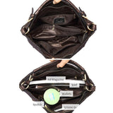 <bold>Hobo  / Tote Bag <br>Genuine-Leather Handbag  - strapsandbrass.com