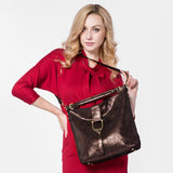 <bold>Hobo  / Tote Bag <br>Genuine-Leather Handbag  - strapsandbrass.com