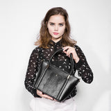 <bold>Tote  / Shoulder Bag  <br>Vegan-Leather Handbag  - strapsandbrass.com