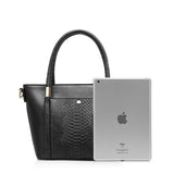 <bold>Tote  / Shoulder Bag  <br>Vegan-Leather Handbag  - strapsandbrass.com