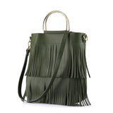 <bold>Bucket & Crossbody Bag Set <br>Vegan-Leather Handbag  - strapsandbrass.com