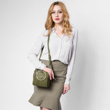 <bold>Messenger  / Shoulder Bag  <br>Vegan-Leather Handbag  - strapsandbrass.com