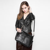 <bold>Tote / Crossbody Bag <br>Genuine-Leather Handbag  - strapsandbrass.com