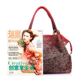 <bold>Hobo / Tote Bag <br>Vegan-Leather Handbag  - strapsandbrass.com