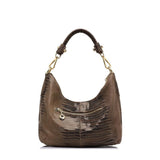 <bold>Hobo / Tote Bag  <br>Genuine-Leather Handbag  - strapsandbrass.com