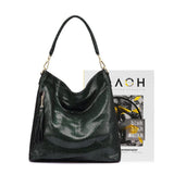 <bold>Hobo  / Tote Bag <br>Genuine-Leather Handbag  - strapsandbrass.com