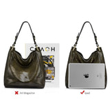 <bold>Hobo  / Tote Bag <br>Genuine-Leather Handbag  - strapsandbrass.com