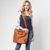 <bold>Tote / Crossbody Bag <br>Vegan-Leather Handbag  - strapsandbrass.com