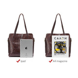 <bold>Bucket / Tote Bag <br>Genuine-Leather Handbag  - strapsandbrass.com