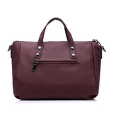 <bold>Tote / Shoulder Bag  <br>Vegan-Leather Handbag  - strapsandbrass.com