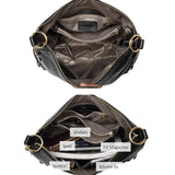 <bold>Hobo  / Tote Bag <br>Genuine-Leather Handbag  - strapsandbrass.com