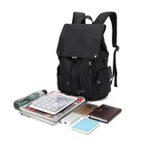 Backpack USB Charging<br> Nylon Backpack  - strapsandbrass.com