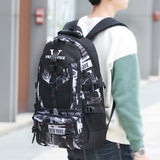 Backpack USB Charging & Waterproof <br> Oxford Backpack  - strapsandbrass.com