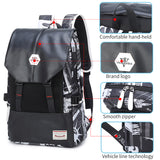 Backpack USB Charging <br> Oxford Backpack  - strapsandbrass.com