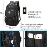 Backpack USB Charging & Water Resistant <br> Oxford Backpack  - strapsandbrass.com