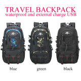 Backpack USB Charging & Water Resistant <br> Oxford Backpack  - strapsandbrass.com