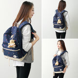 Backpack USB Charging <br> Canvas Backpack  - strapsandbrass.com