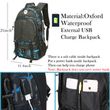 Backpack USB Charging<br> Oxford Backpack  - strapsandbrass.com