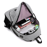 Backpack USB Charging <br> Canvas Backpack  - strapsandbrass.com