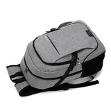 Backpack USB Charging <br> Canvas Backpack  - strapsandbrass.com