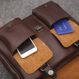 Briefcase | Messenger Bag <br> Genuine Leather Handbag  - strapsandbrass.com
