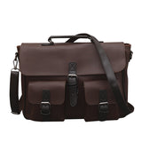 Briefcase | Messenger Bag <br> Genuine Leather Handbag  - strapsandbrass.com