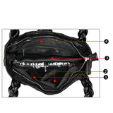 <bold>Bucket  / Tote Bag <br>Genuine-Leather Handbag  - strapsandbrass.com