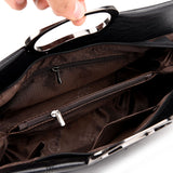 <bold>Tote / Messenger Bag <br>Genuine-Leather Handbag  - strapsandbrass.com