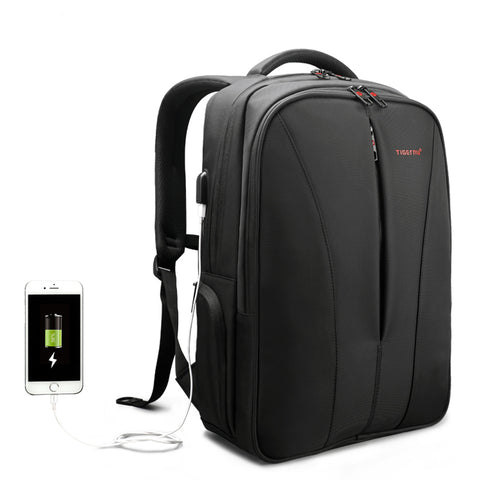 Backpack USB Charging<br> Nylon Backpack  - strapsandbrass.com