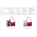 <bold>Clutch / Crossbody Bag <br>Vegan-Leather Handbag  - strapsandbrass.com