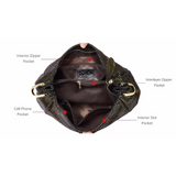 <bold>Hobo  / Tote Bag <br>Genuine-Leather Handbag  - strapsandbrass.com