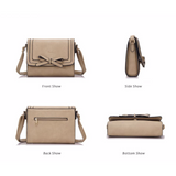 <bold>Messenger  / Shoulder Bag  <br>Vegan-Leather Handbag  - strapsandbrass.com