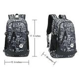 Backpack USB Charging<br> Oxford Backpack  - strapsandbrass.com