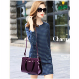 <bold>Tote Crossbody Bag & Purse Set <br>Vegan-Leather Handbag  - strapsandbrass.com