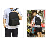 Backpack USB Charging & Anti-Theft <br> Polyester Backpack  - strapsandbrass.com