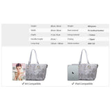 <bold>Tote & Crossbody Bag Set <br>Vegan-Leather Handbag  - strapsandbrass.com