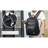 Backpack USB Charging <br> Vegan Leather Backpack  - strapsandbrass.com