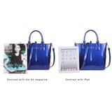 <bold>Tote Crossbody Bag & Purse Set <br>Vegan-Leather Handbag  - strapsandbrass.com