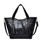 <bold>Tote / Crossbody Bag <br>Genuine-Leather Handbag  - strapsandbrass.com