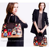 <bold>Top-Handle / Tote Bag  <br>Vegan-Leather top handle bags  - strapsandbrass.com