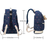 Backpack USB Charging <br> Canvas Backpack  - strapsandbrass.com