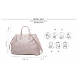 <bold>Tote /  Top-Handle Bag <br>Vegan-Leather Handbag  - strapsandbrass.com