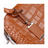 <bold>Top-Handle / Crossbody Bag <br>Genuine-Leather Handbag  - strapsandbrass.com