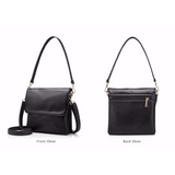 <bold>Messenger  / Shoulder Bag  <br>Vegan-Leather Handbag  - strapsandbrass.com